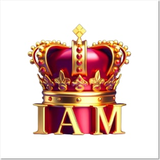 I AM THE KING Posters and Art